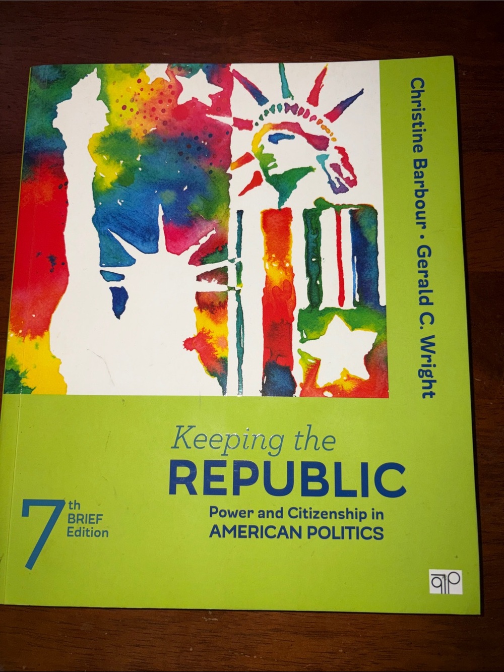 Keeping the Republic Power…by Christine Barbour & Gerald C. Wright